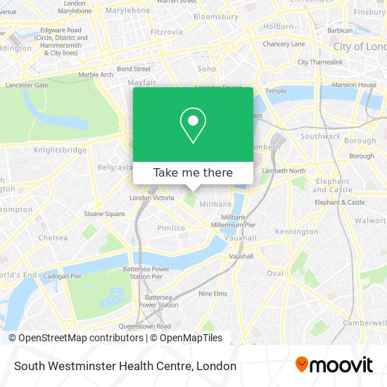 South Westminster Health Centre map