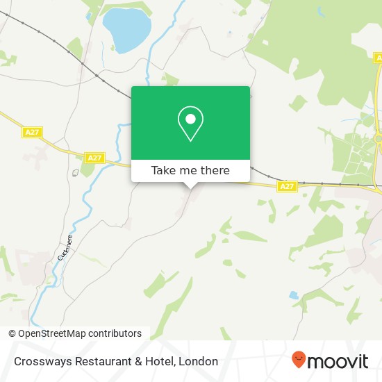 Crossways Restaurant & Hotel map