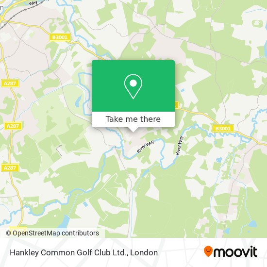 Hankley Common Golf Club Ltd. map