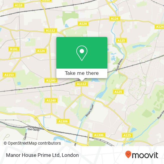 Manor House Prime Ltd map