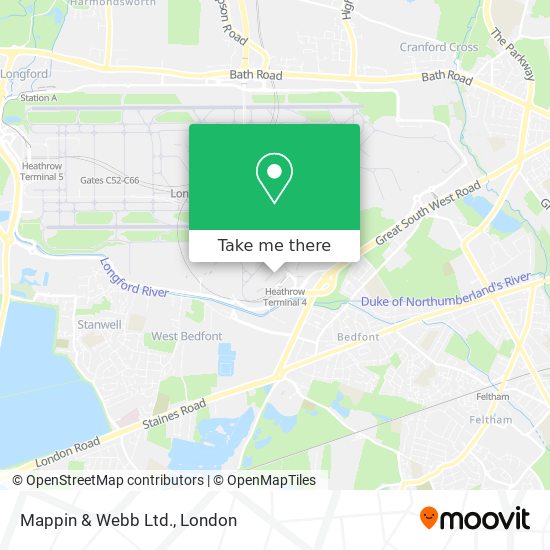 Mappin & Webb Ltd. map