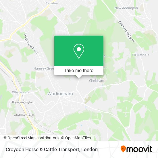 Croydon Horse & Cattle Transport map