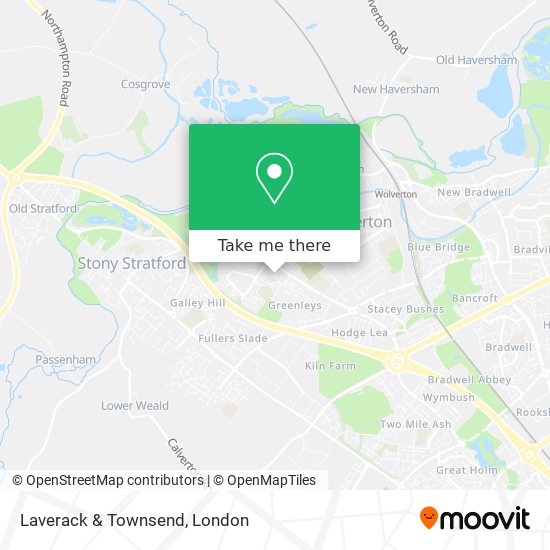 Laverack & Townsend map