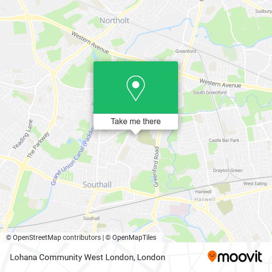 Lohana Community West London map