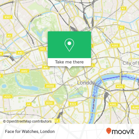 Face for Watches map