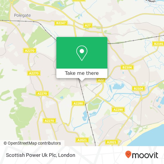 Scottish Power Uk Plc map