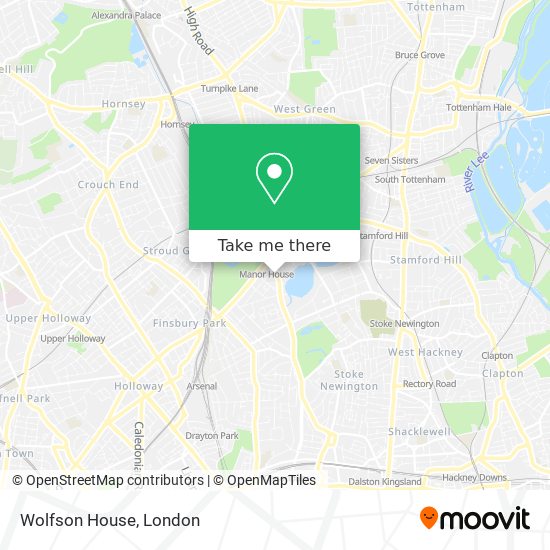 Wolfson House map