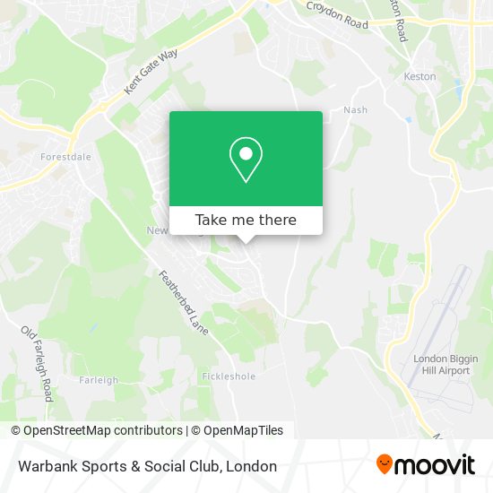 Warbank Sports & Social Club map