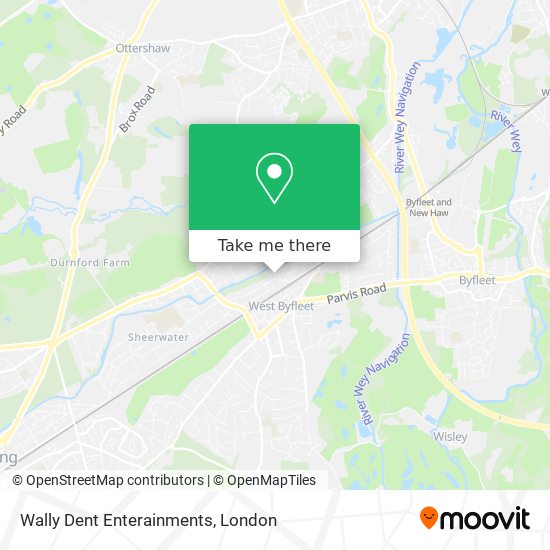 Wally Dent Enterainments map