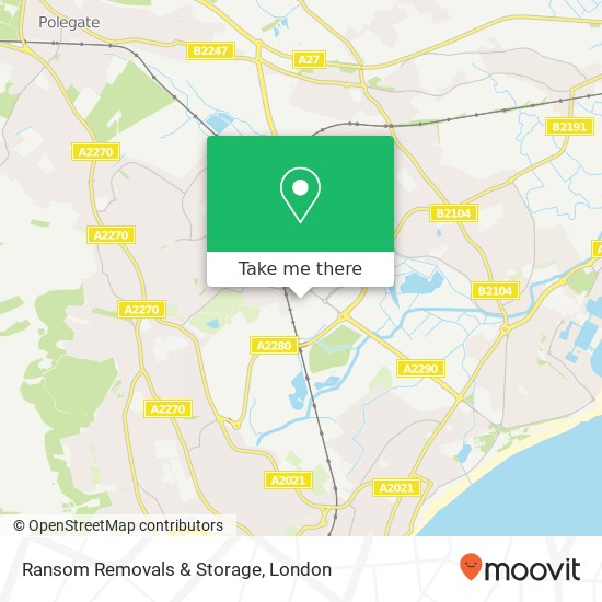 Ransom Removals & Storage map