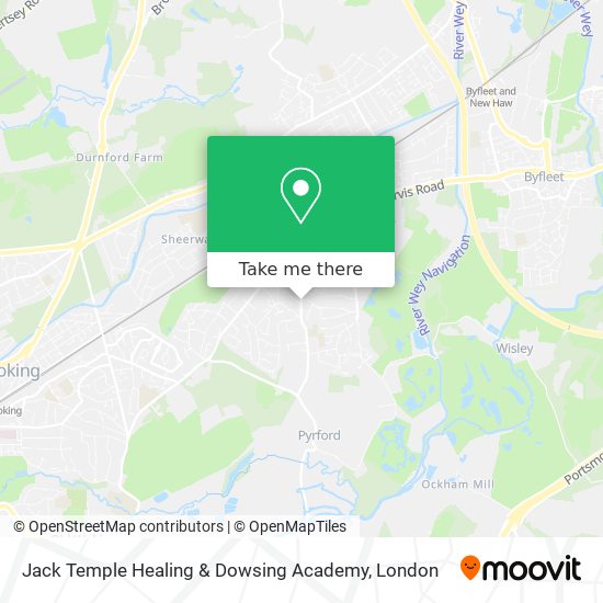 Jack Temple Healing & Dowsing Academy map