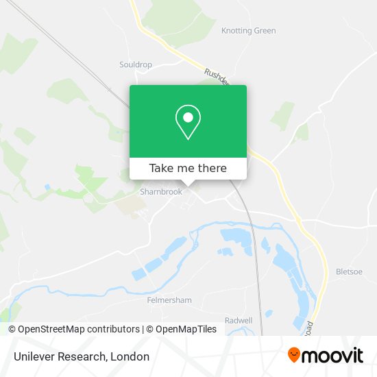 Unilever Research map