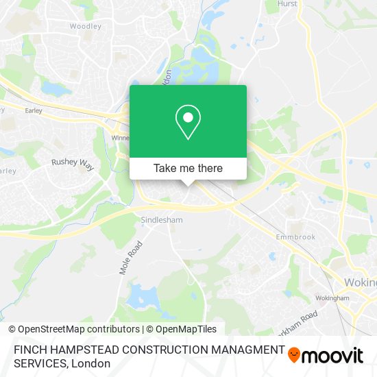 FINCH HAMPSTEAD CONSTRUCTION MANAGMENT SERVICES map