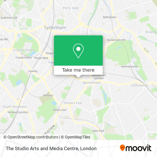 The Studio  Arts and Media Centre map