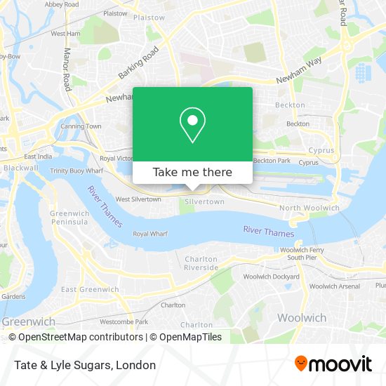 Tate & Lyle Sugars map