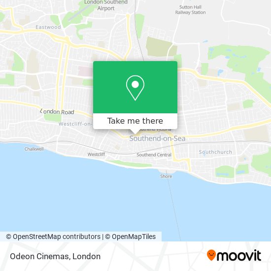 Odeon Cinemas map