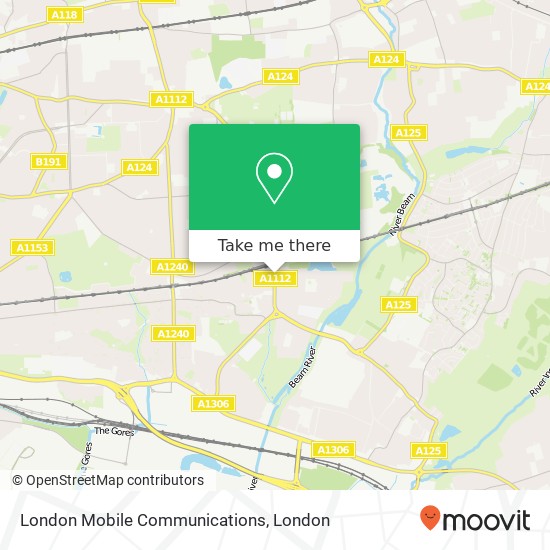 London Mobile Communications map