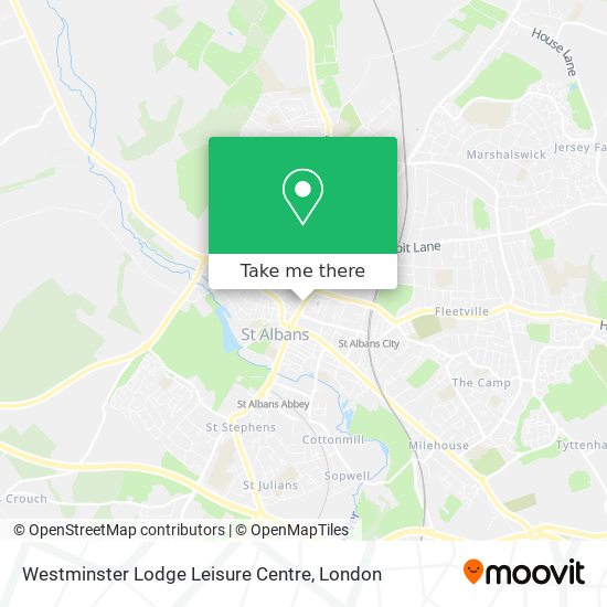 Westminster Lodge Leisure Centre map