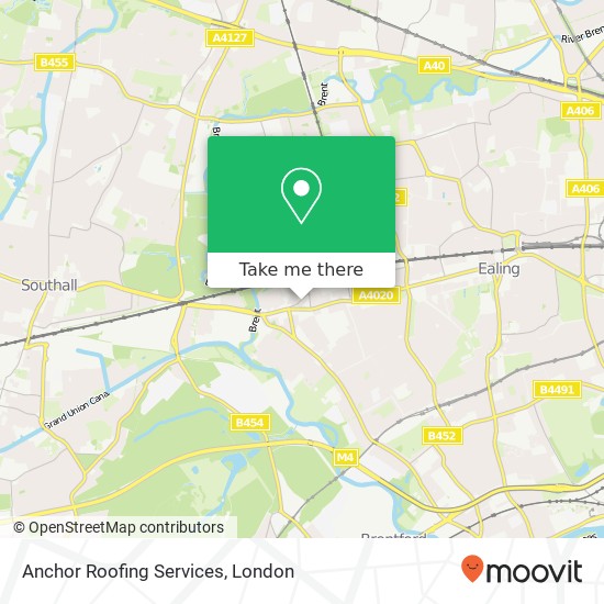 Anchor Roofing Services map