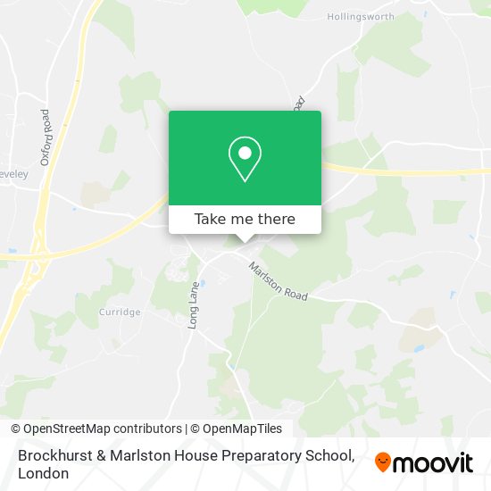 Brockhurst & Marlston House Preparatory School map