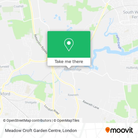 Meadow Croft Garden Centre map