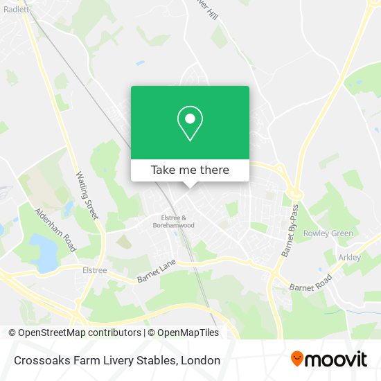 Crossoaks Farm Livery Stables map