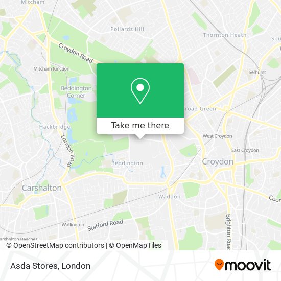 Asda Stores map