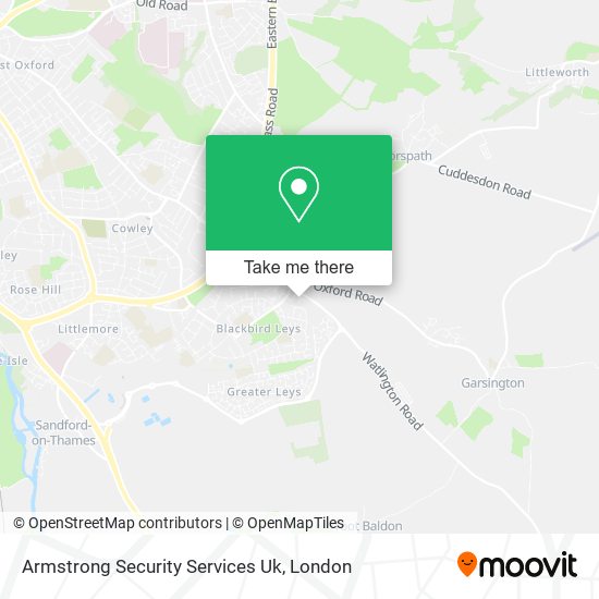 Armstrong Security Services Uk map
