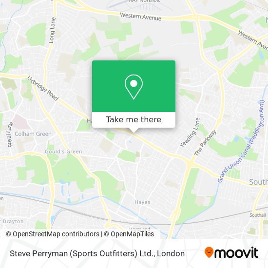 Steve Perryman (Sports Outfitters) Ltd. map