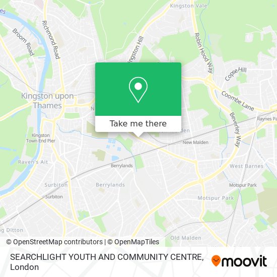 SEARCHLIGHT YOUTH AND COMMUNITY CENTRE map