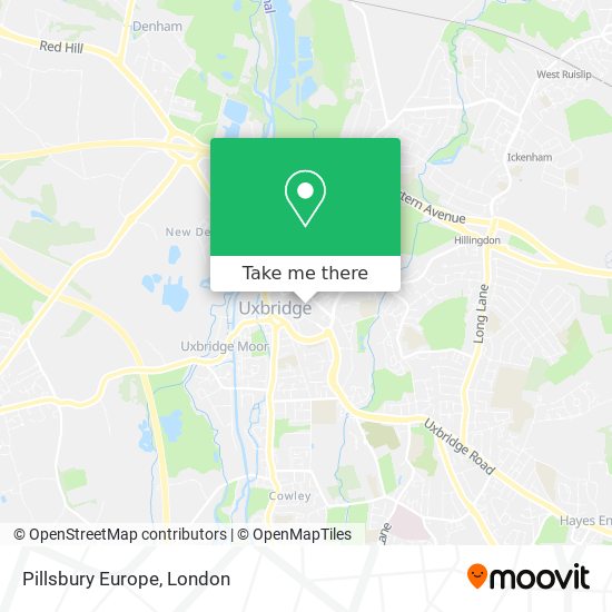 Pillsbury Europe map