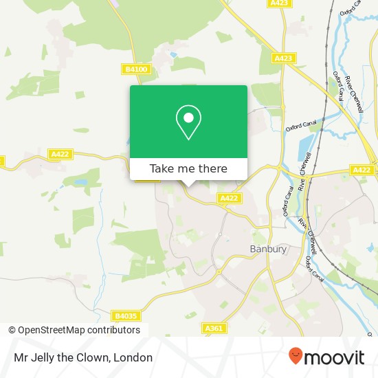 Mr Jelly the Clown map