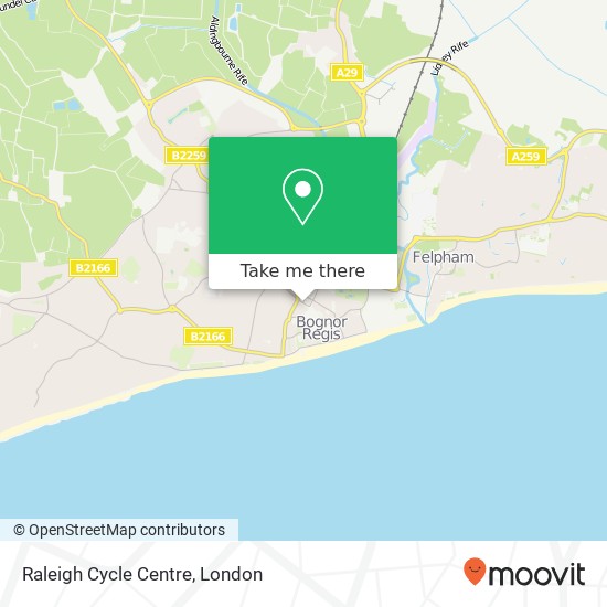Raleigh Cycle Centre map