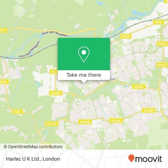 Harlec U K Ltd. map