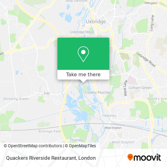Quackers Riverside Restaurant map