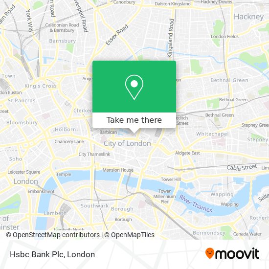 Hsbc Bank Plc map