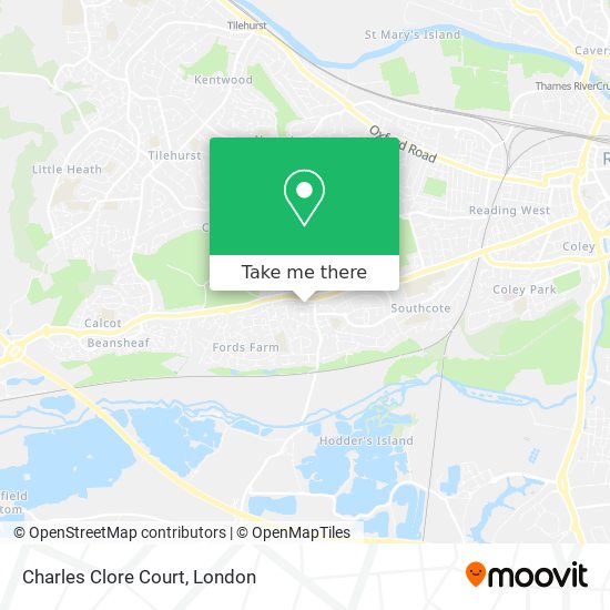Charles Clore Court map