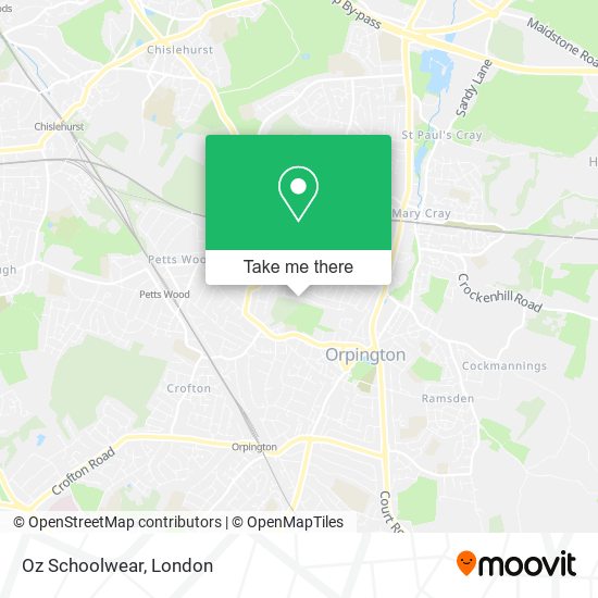 Oz Schoolwear map