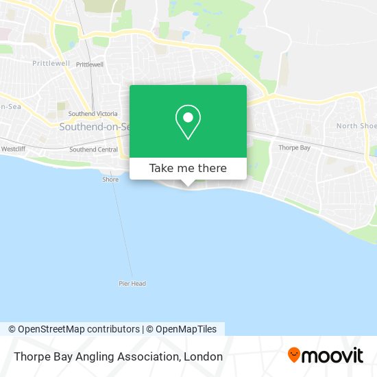 Thorpe Bay Angling Association map