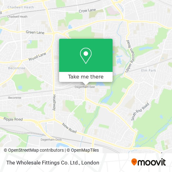 The Wholesale Fittings Co. Ltd. map
