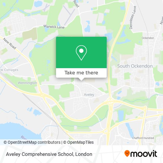 Aveley Comprehensive School map