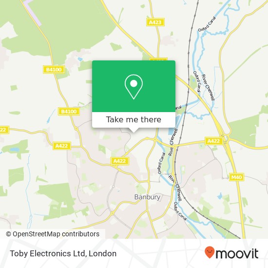 Toby Electronics Ltd map