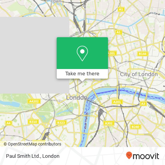 Paul Smith Ltd. map