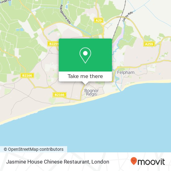 Jasmine House Chinese Restaurant map