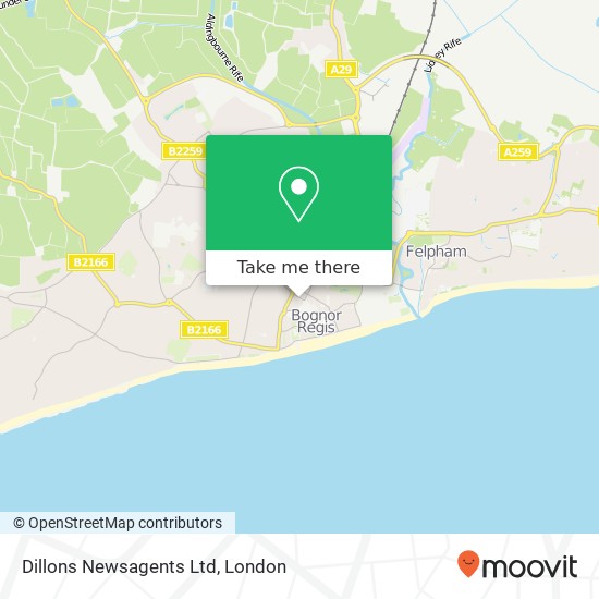 Dillons Newsagents Ltd map