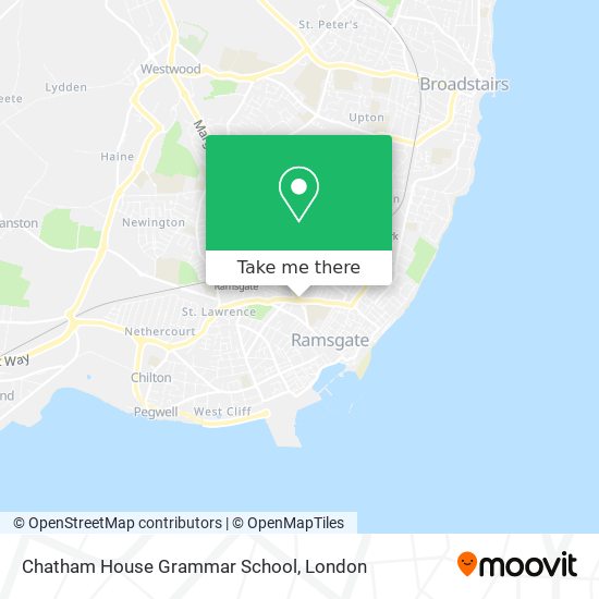 Chatham House Grammar School map