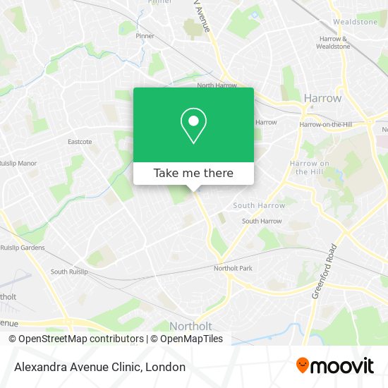 Alexandra Avenue Clinic map