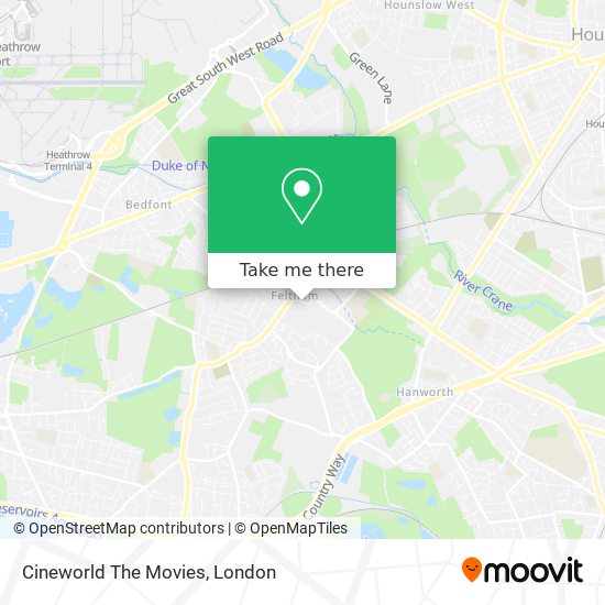 Cineworld The Movies map