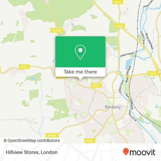 Hillview Stores map