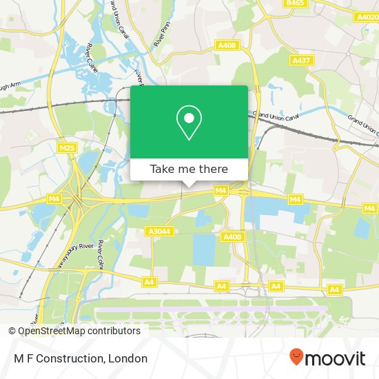 M F Construction map